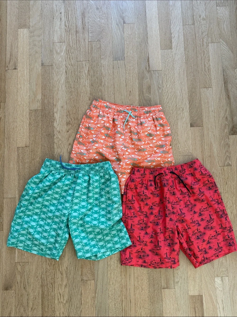 Lot of 3 Crewcuts bathing suits 16